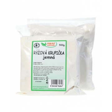Krupice rýžová jemná 500g...