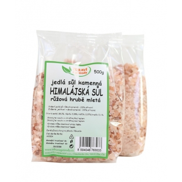 Sůl himalájská růžová hrubá...