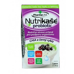 Nutrikaše probiotic Chia a černý rybíz 3x60g