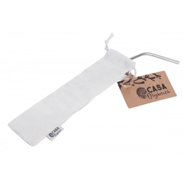 Brčko nerezové zahnuté 1ks  