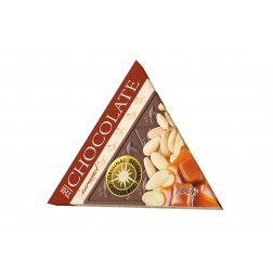 Čokoláda belgická 100g karamelová s mandlemi Severka        