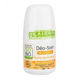 Deodorant přírodní 24h Nutrition+ s karité 50 ml BIO SO’BiO étic