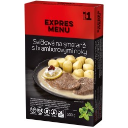 Expres menu KM Svíčková na smetaně s brambor.noky 500g  