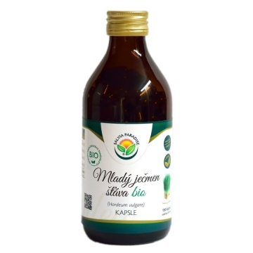 Zelený mladý ječmen 100% BIO KAPSLE 190ks SALVIA PARADISE   