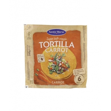 Tortilly s mrkví veggie 6ks 240g Santa Maria  