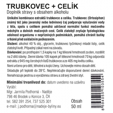 NADĚJE PODHORNÁ Trubkovec + celík 50ml       